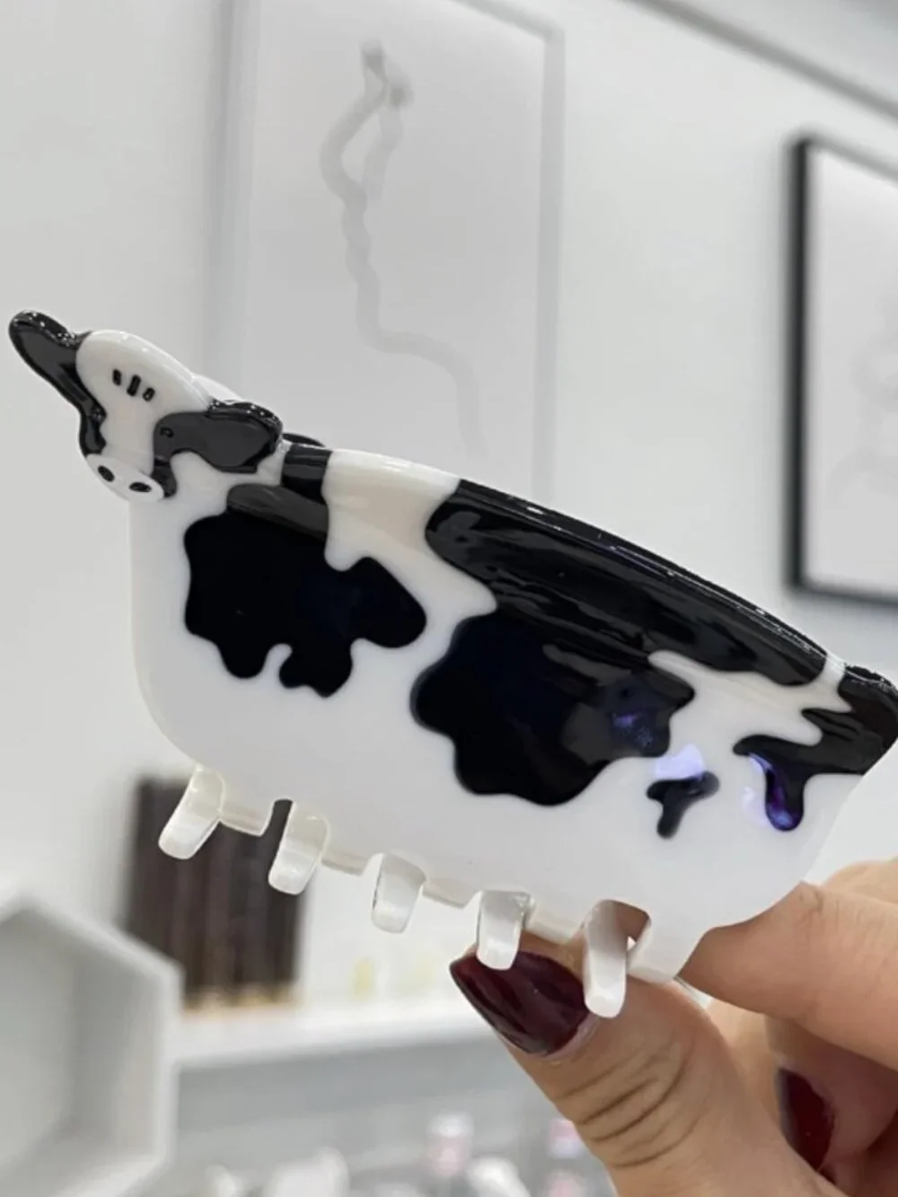 Cow Animal Shape Claw Clip Anthropologie